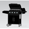 4+1 burners with side oven bbq